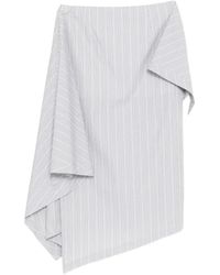 Moohong - Striped Midi Skirt - Lyst