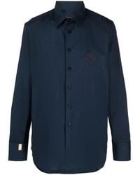 Billionaire - Overhemd Met Borduurwerk - Lyst