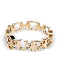 McQueen - ロゴディテール リング - Lyst