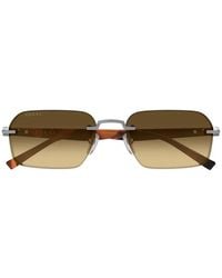 Gucci - Rimless Rectangle-Frame Sunglasses - Lyst