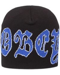 Obey - Stina Logo-Intarsia Beanie Hat - Lyst