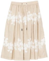 Iceberg - Floral Print Skirt - Lyst