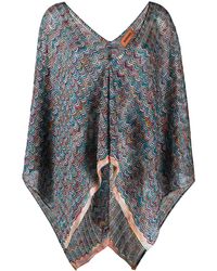 Missoni Fijngebreide Kaftan - Blauw