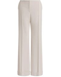 Alberta Ferretti - Cuffed Trousers - Lyst