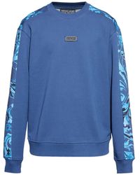 Versace Jeans Couture - Baroque-Print Panelled Sweatshirt - Lyst
