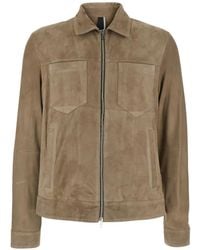 Low Brand - Suède Shirtjack - Lyst