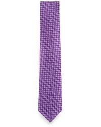Brioni - Geometric-Pattern Tie - Lyst