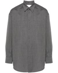 Jil Sander - Textured Wool Overshirt - Lyst