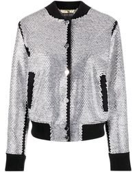 Philipp Plein - Bomber With Crystals - Lyst