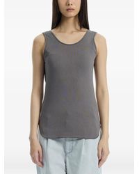 determ - Ribbed Scoop-Neck Tank Top - Lyst