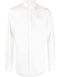 Canali - Long-sleeve Linen Shirt - Lyst