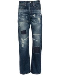 Junya Watanabe - Vaqueros con diseño patchwork - Lyst