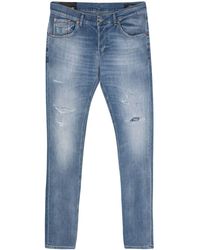 Dondup - Ritchie Skinny-Jeans im Distressed-Look - Lyst