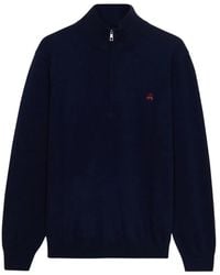 Brooks Brothers - Half-Zip Mock-Neck Sweater - Lyst