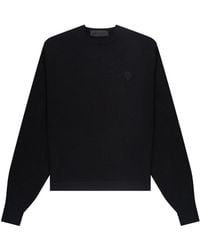 PLACE OF ELMS - Embroidered Crew-Neck Sweater - Lyst