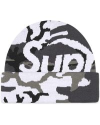 Supreme - Camouflage Beanie Hat - Lyst