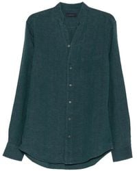 Sease - Chemise Fish Tail À Col Officier Et Manches Longues - Lyst