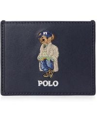 Polo Ralph Lauren - Polo Bear Leather Card Holder - Lyst