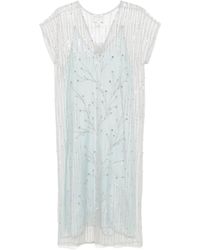 open lace back dress Forte Forte Lurex Jacquard Jersey Long Cross Dress Cocktail