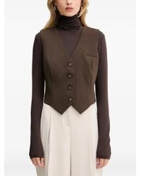 Guess - Button Chest-Pocket Vest - Lyst