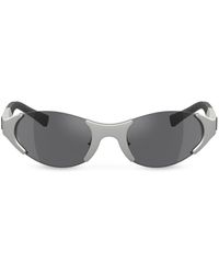 Dolce & Gabbana - Sporty Oval-frame Sunglasses - Lyst