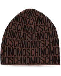 Moschino - Logo-Print Beanie Hat - Lyst