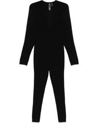 Norma Kamali - V-Necked Catsuit - Lyst