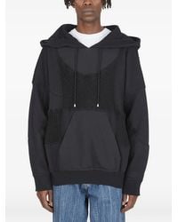 DRx FARMAxY FOR LN-CC - Crochet-Trim Patchwork Hoodie - Lyst