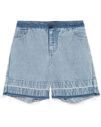 Christopher Esber - Deconstruct Denim Shorts - Lyst