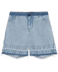 Christopher Esber - Deconstruct Denim Shorts - Lyst