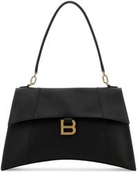 Balenciaga - Leather Hourglass Shoulder Bag - Lyst