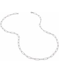 Monica Vinader - Alta Textured Chain Necklace - Lyst