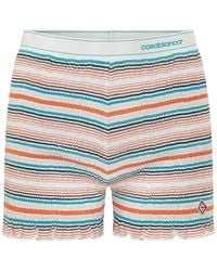 CASABLANCA - Striped-Pattern Shorts - Lyst