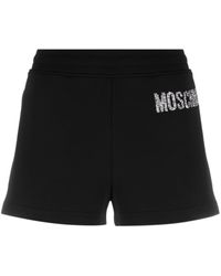 Moschino - Shorts Met Verfraaid Logo - Lyst