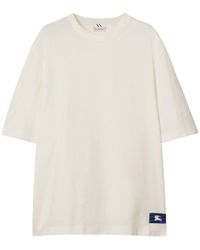 Burberry - T-Shirt mit EKD-Patch - Lyst
