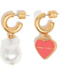 Bimba Y Lola - ハート フープピアス - Lyst
