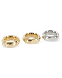 Rabanne - Ringe Mit Poliertem Finish (3Er-Set) - Lyst