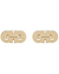 Ferragamo - Double Gancini Cufflinks - Lyst