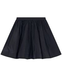 MSGM - Pleated A-Line Mini Skirt - Lyst