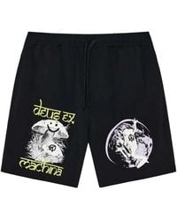 Deus Ex Machina - Graphic-Print Drawstring-Waist Shorts - Lyst