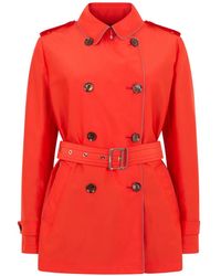 Moorer - Button Double-Breasted Trench Coat - Lyst