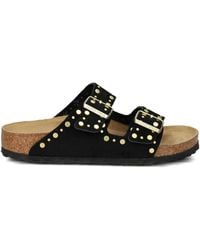 Birkenstock - Arizona Rivet Studded Double-Buckle Sandals - Lyst