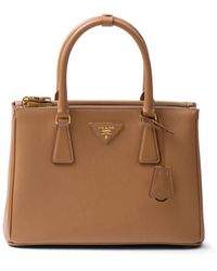 Prada - Medium Galleria Saffiano Leather Handbag - Lyst