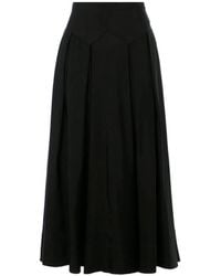 Temperley London - Elodie Pleated Midi Skirt - Lyst