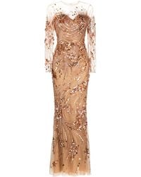 Zuhair Murad - Sequin-embellished Maxi Gown Dress - Lyst