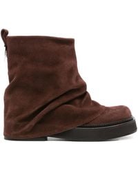 The Attico - Slouchy Suede Boots - Lyst