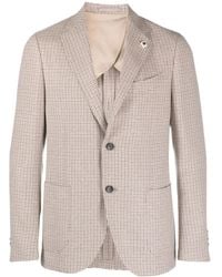 Lardini - Pota Sakko Mit Hahnentrittmuster - Lyst