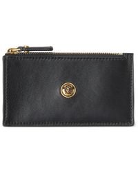 Versace - Porte-Cartes Emblème À Fermeture Zippée - Lyst