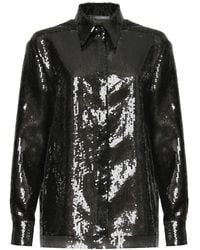Alberta Ferretti - Sequinned Shirt - Lyst