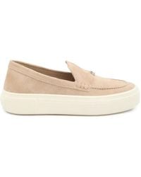 Hogan - Crosswind Suede Charm Loafers - Lyst